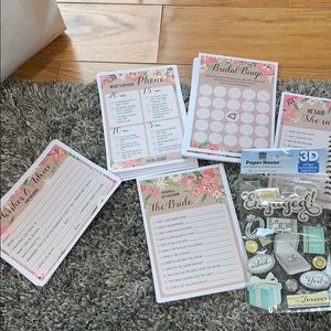 Bridal games and stickers